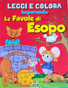 Aesop Märchen lesen und ausmalen, 72 illustrierte Seiten - Bild 1 von 3