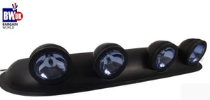 UNIVERSAL 4X4 ROOF TOP BAR DRIVING POD LIGHTS LENS OFFROAD FOG SPOT HEAD LAMPS B - Picture 1 of 4