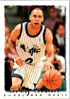 1994 Topps Greg Grant #247 Orlando Magic Basketball Card - Image 1 of 2