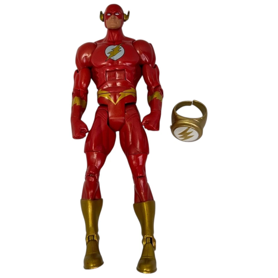 Figura Mattel 2013 DC Universe Signature Collection The Flash Wally West con anillo Foto 1 de 4