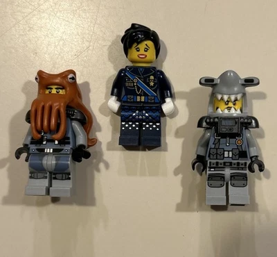 Lego Minifigura Ninjago Lote - Pulpo Ejército Tiburón / General / Hammerhead Foto 1 de 2