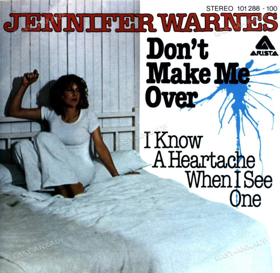 Jennifer Warnes - Don't Make Me Over 7" (VG+/VG+) ' - Image 1 of 1
