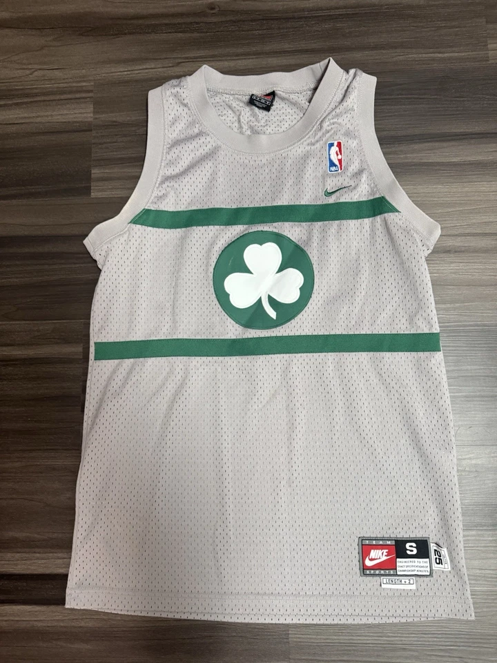 Camiseta cosida trébol de la NBA vintage Nike Boston Celtics Paul Pierce #34 para hombre S Foto 1 de 4