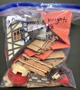 Playmobil Knights - 1993 Grand Castle Parts (3666) 116 Pieces - Not Complete EUC - Picture 1 of 6