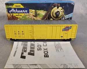 Athearn HO Scale Chicago & North Western 50' Railbox Box Car 5527 155144 knuckle - Bild 1 von 7