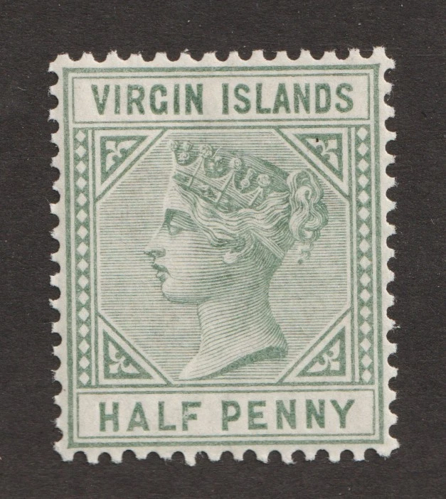 1883-84 Virgin Islands Sc #13 - Half Penny, Queen Victoria - MNH postage stamp - Image 1 of 1