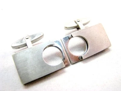 Manschettenknöpfe Silber 835 HV Cufflinks Silver um 1960 - Bild 1 von 3