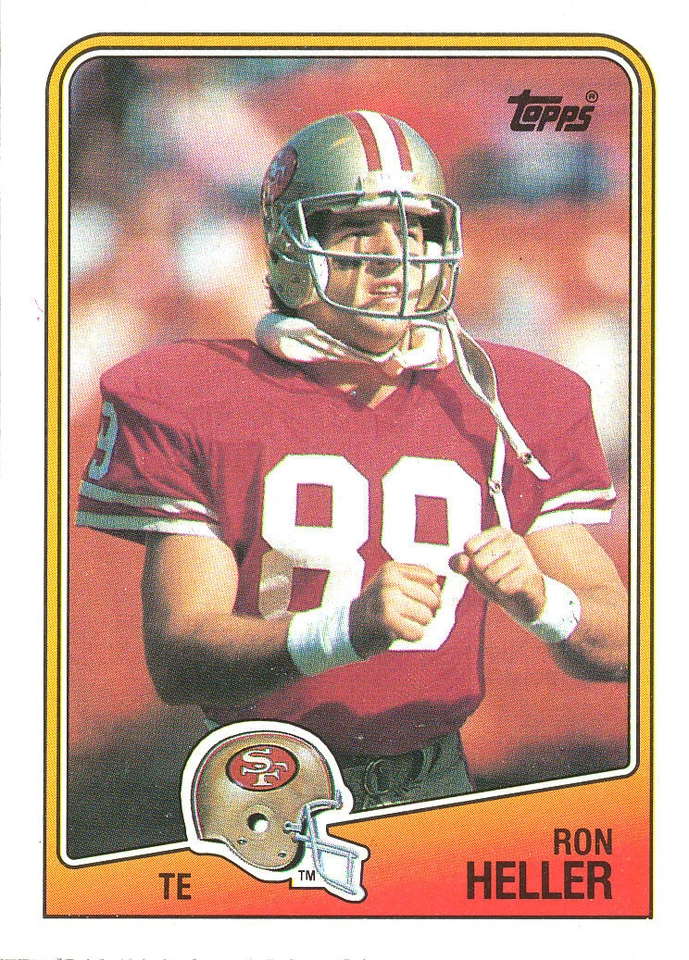 TOPPS Ron Heller RC 49ERS FALCONS SEAHAWKS Oregon State BEAVERS - Image 1 of 1