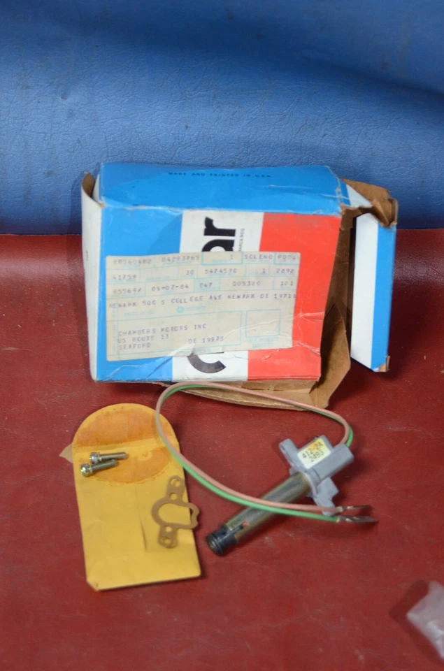 Новый из старых запасов 1981-83 Dodge Ply 1.7 2.2 соленоид управления смесью карбюратора Mopar 4293765 - Изображение 1 из 4