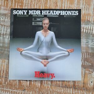 Vintage Sony MDR Headphones Brochure