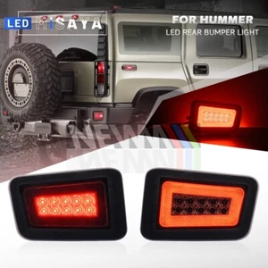 For 2005-2009 Hummer H2 Smoked LED Rear Bumper Fog Turn Signal Brake Tail Light - Bild 1 von 13