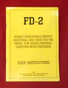 Amstrad PCW Series,FD-2 User Instructions . DS/DD Additional Disc Drive for pcw - Picture 1 of 6