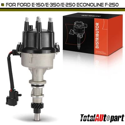 Distribuidor electrónico con tapa y rotor para Ford F-150 F-250 E-150 Econoline Bronco Foto 1 de 4