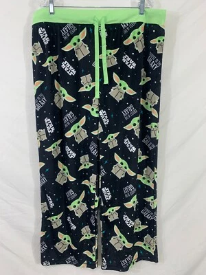 Grogu ~ Cutest in the Galaxy ~ Soft Pajama Sleep Lounge Pants SIZE 2X Baby Yoda - Image 1 of 4