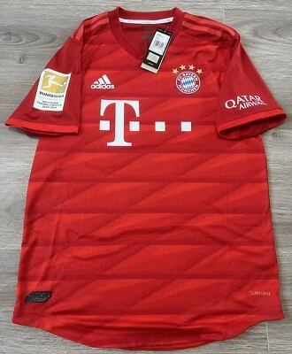 Adidas 2019/2020 Novo com etiquetas Bayern Munchen Munich Home edição de jogador autêntico M DX9249 - Imagem 1 de 4