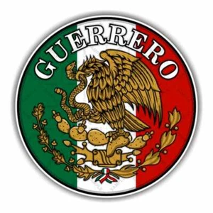 Guerrero Mexico Round Precision Cut Decal - Picture 1 of 2