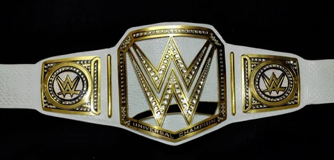 WWE UNIVERSAL CHAMPIONSHIP REPLICA TITLE BELT ADULT SIZE-4MM-BRASS Cover