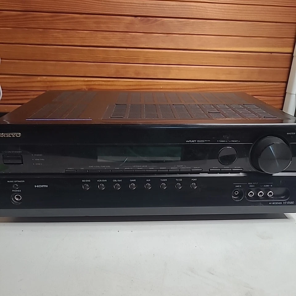 Onkyo HT-R580 HDMI 7.1 Ch 150 Watt Home Theater Digital Radio Tuner AV Receiver - Image 1 of 4