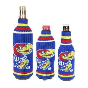 Kansas Jayhawks NCAA Krazy Kover Bottle Koozie by Kolder ( 1 ) - Picture 1 of 1