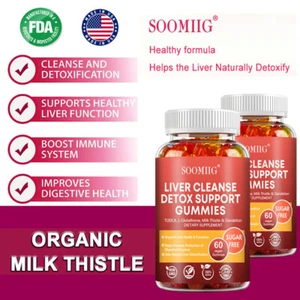 Liver Detox Gummies - Liver Detox and Cleanse, Immune Boosting - Picture 1 of 12