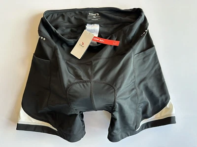 Pantalones Cortos de Ciclismo BALEAF Para Mujer 4D Acolchados Negro/Blanco Bolsillo Reflectante XL NUEVO Foto 1 de 4