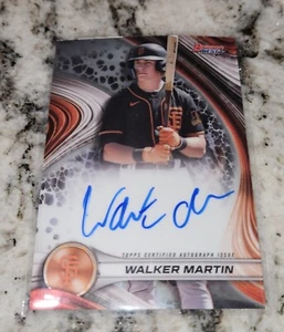Autógrafo Bowman’s Best Walker Martin Prospect 2024 #B24-WM GIGANTES DE SAN FRANCISCO - Imagen 1 de 1