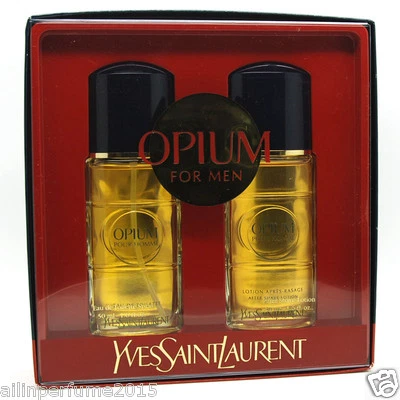 Set de regalo Opium de Yves Saint Laurent para hombre (1,6 oz eau de parfum spray + 1,6 oz para después del afeitado)  Foto 1 de 2