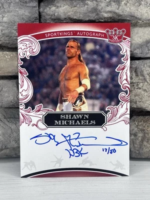 Autógrafo Sportkings 2018 #A21 Shawn Michaels automático/50 rojo Foto 1 de 2