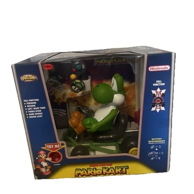 Huge 12” Vintage 2005 NKOK Nintendo Mario Kart Yoshi Game Cube Wireless R/C NIB - Image 1 of 4