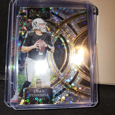 2023 Panini Select Premier Aidan O'Connell #163 Disco Prizm (RC) - LV RAIDERS - Image 1 of 2