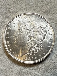 1921 $1 Morgan Silver Dollar MS BU UNC High Grade Nice Coin See Pics 6996 - Bild 1 von 11