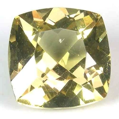 ~ESPLÉNDIDO~ GEMA BERILO COLOR AMARILLO DORADO NATURAL 1,3 QUILATES - CORTE COJÍN Foto 1 de 3