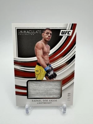 2022 Panini Immaculate UFC - Memorabilia Rafael dos Anjos Welterweight /99  - Image 1 of 2