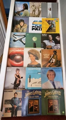 Job lot 38 x VINTAGE POP ROCK vinyl LP records MIKE OLDFIELD TINA TURNER  -WB13A - Image 1 of 4