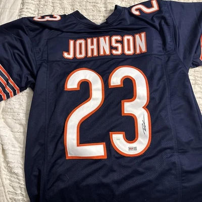 Roschon Johnson Signed Chicago Bears Jersey JSA COA Autographed Longhorns - Image 1 of 2