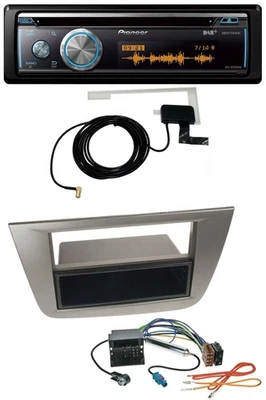 Pioneer Bluetooth DAB MP3 USB CD Autoradio für Seat Altea Toledo ab 05 Anthrazit - Bild 1 von 4