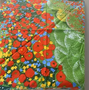 Mantel redondo de colección de tela 'Vista', diseñado por Diane Bell for Heals, 1967 - Imagen 1 de 5