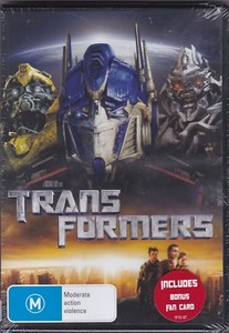 Transformers - DVD (Brand New) + Fan Card Region 4 PAL