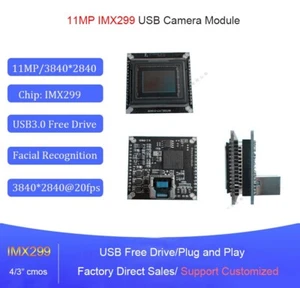 Módulo de cámara 11MP IMX299 USB3.0 4K 20 fps controlador gratuito UVC cámara web obturador enrollable - Imagen 1 de 7