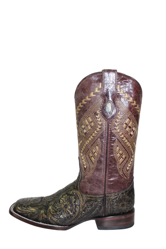 Botas de Vaquera Ferrini Punta Cuadrada Cleopatra Doradas Para Mujer 9.5 B ¡NUEVAS! 8389338 Foto 1 de 4