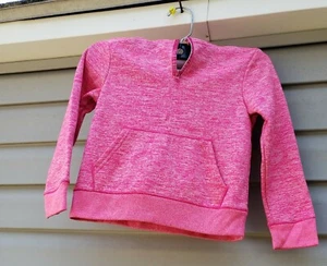 Girls Champion Performance 1/4 Zipper Hoodie-pocket jacket Size 5 Hot Pink - Picture 1 of 8