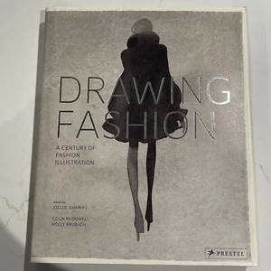 Drawing Fashion: A Century of Fashion Hardcover By Holly Brubach - Imagen 1 de 11