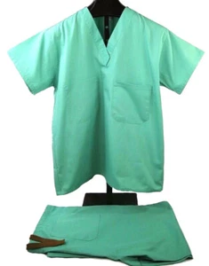 FINAL INVENTORY NOTICE : 2 Piece Set Nursing Scrub American Surgical Men Women - Picture 1 of 5