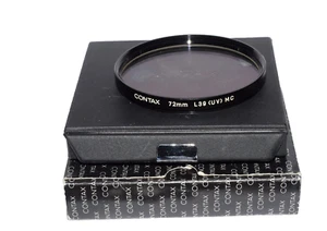 Contax Lens Filter 72MM L39 UV MC Boxed Case - Picture 1 of 1