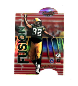 Reggie White 1998 Bowman's Best Mirror Image #MI18 Fusion Refractor #'d 91/100!