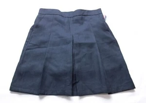Nautica Girl's Solid Uniform Pleated Scooter Skirt BL1 Navy Blue Size 16 NWT - Picture 1 of 3