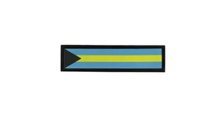 Patch printed embroidered travel souvenir biker backpack flag bahamas - Picture 1 of 1