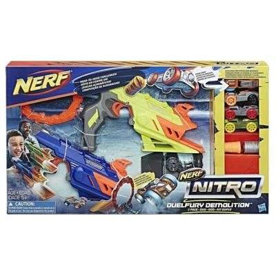 Nerf Nitro - C0817EU40 - Coche de Demolición Duelfurry y Rampa Paquete Dúo Nuevo Foto 1 de 4