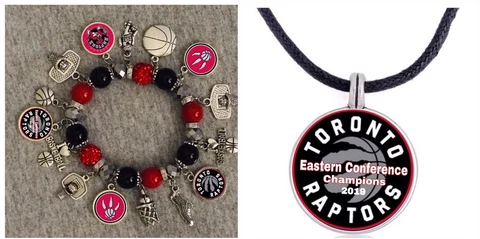 toronto raptors Bracelet And Necklace Set Cover