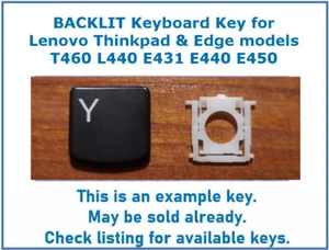 BACKLIT Keyboard KEY for Lenovo ThinkPad T460 L440 Edge E431 E440 E450 - Afbeelding 1 van 12